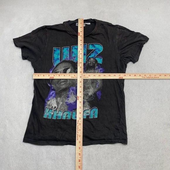 Wiz Khalifa Graphic Tee Thrifted Vintage Style Size S - Picture 5 of 10
